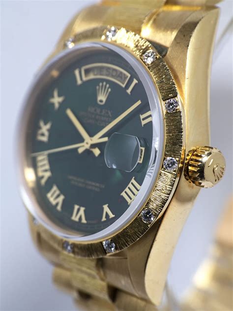 rolex bark bezel for sale|genuine rolex diamond bezel.